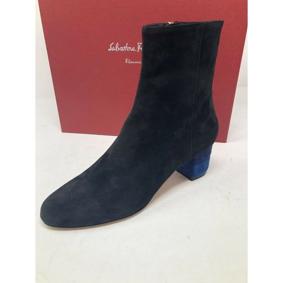 New Salvatore Ferragamo Black Boots Size 6